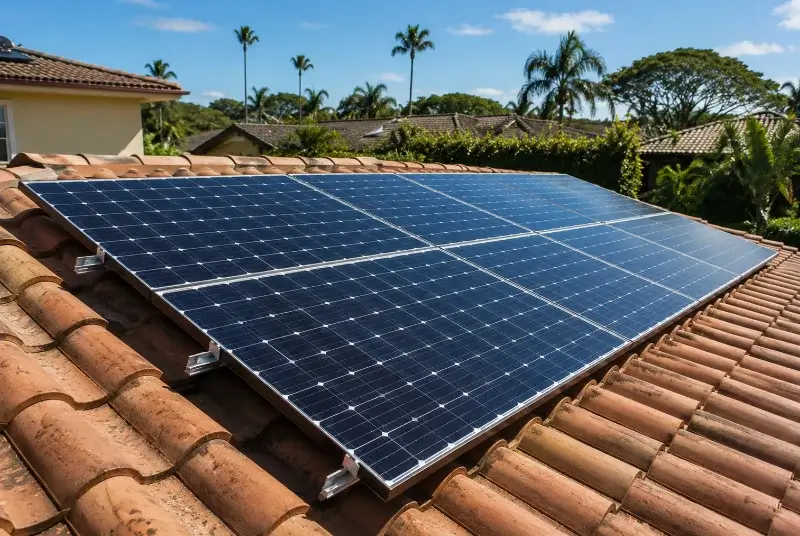 Installation de panneaux solaires à Uzos